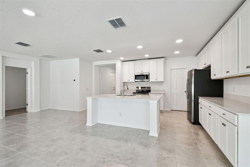 Interior, Kitchen, Recessed Lighting, Stainless Steel Appliances