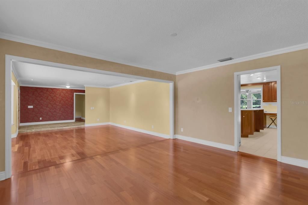Empty room, Interior, Wood Texture Flooring