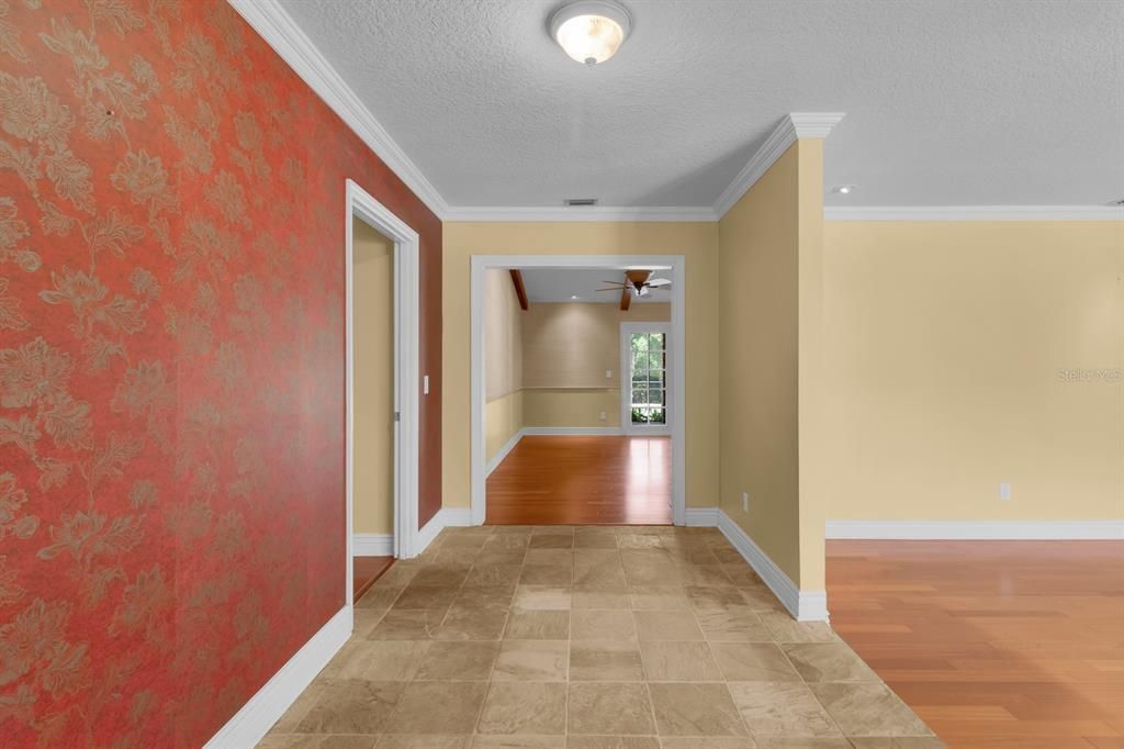 Empty room, Interior, Wood Texture Flooring