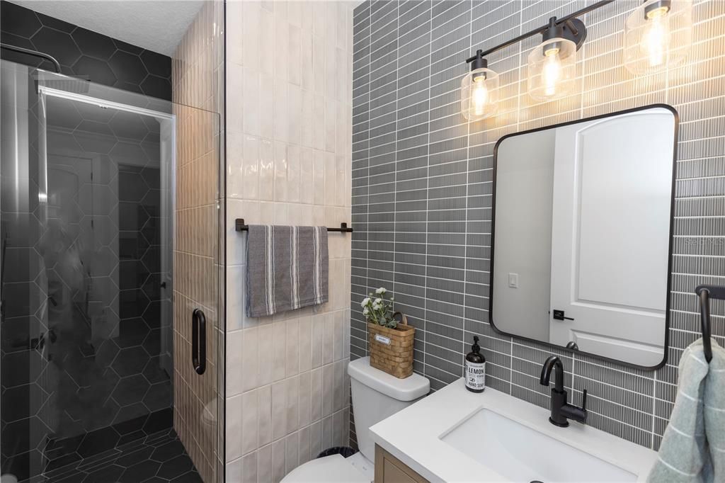 Bathroom, Glass Shower, Interior