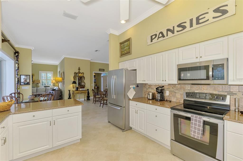 Interior, Kitchen, Recessed Lighting, Stainless Steel Appliances