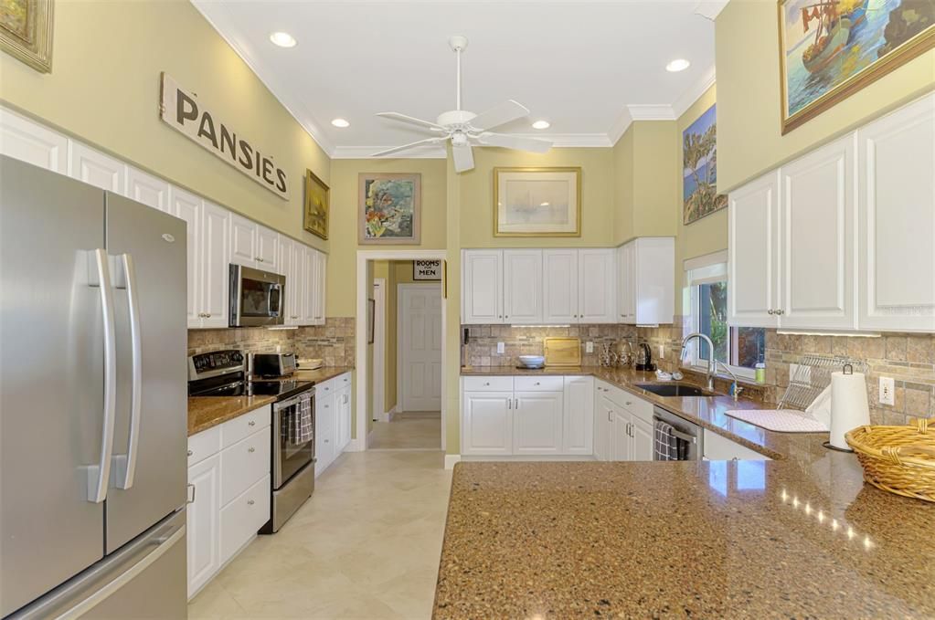 Interior, Kitchen, Recessed Lighting, Stainless Steel Appliances