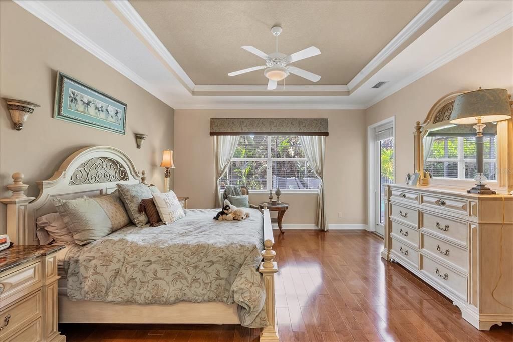 Bedroom, Interior, Wood Texture Flooring
