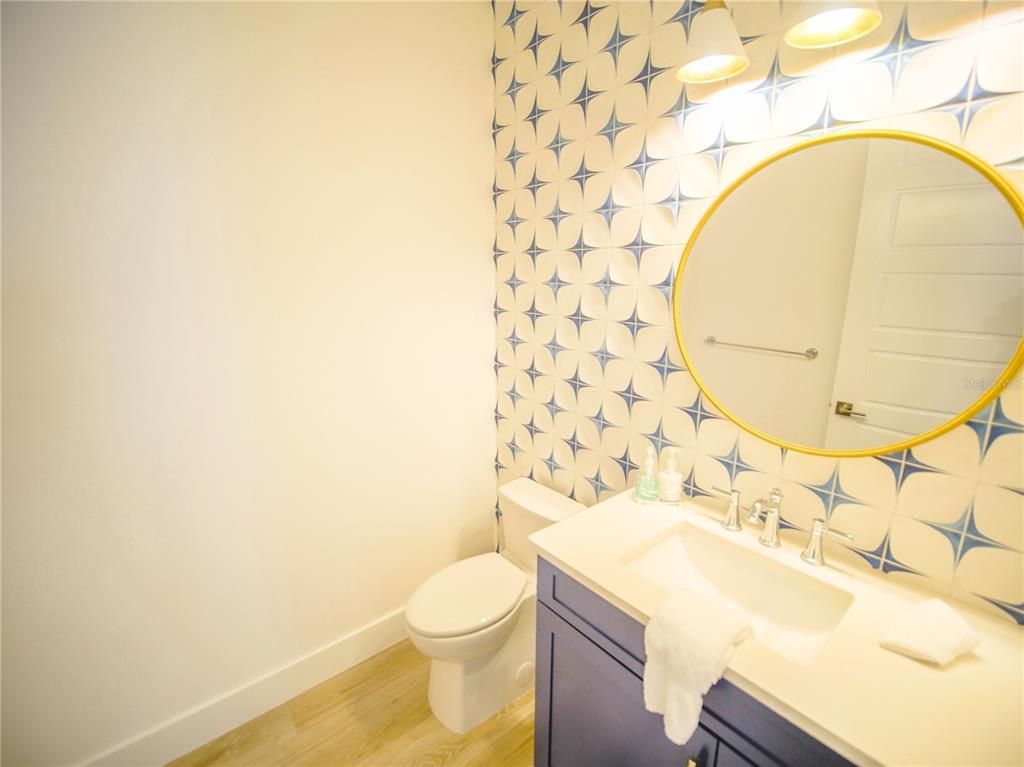 Bathroom, Interior, Wood Texture Flooring