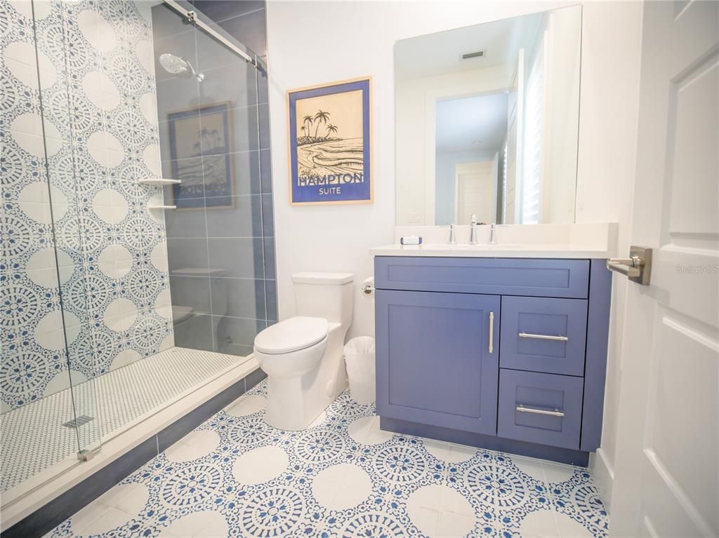 Bathroom, Glass Shower, Interior