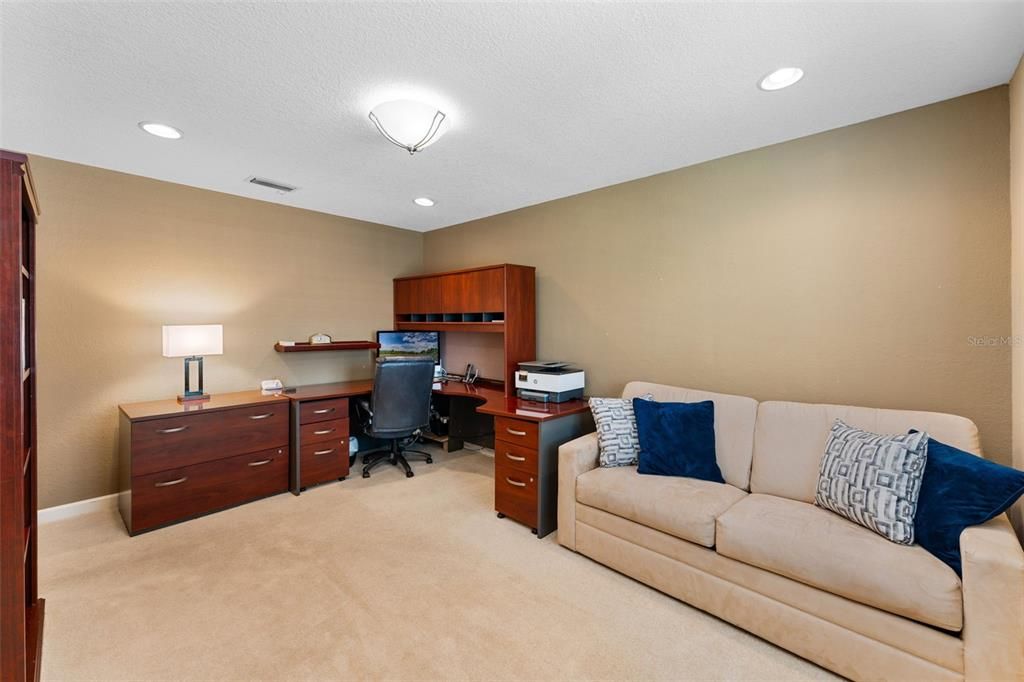 Home Office, Interior, Recessed Lighting