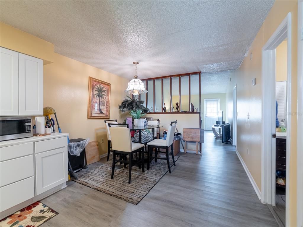 Dining room, Interior, Wood Texture Flooring