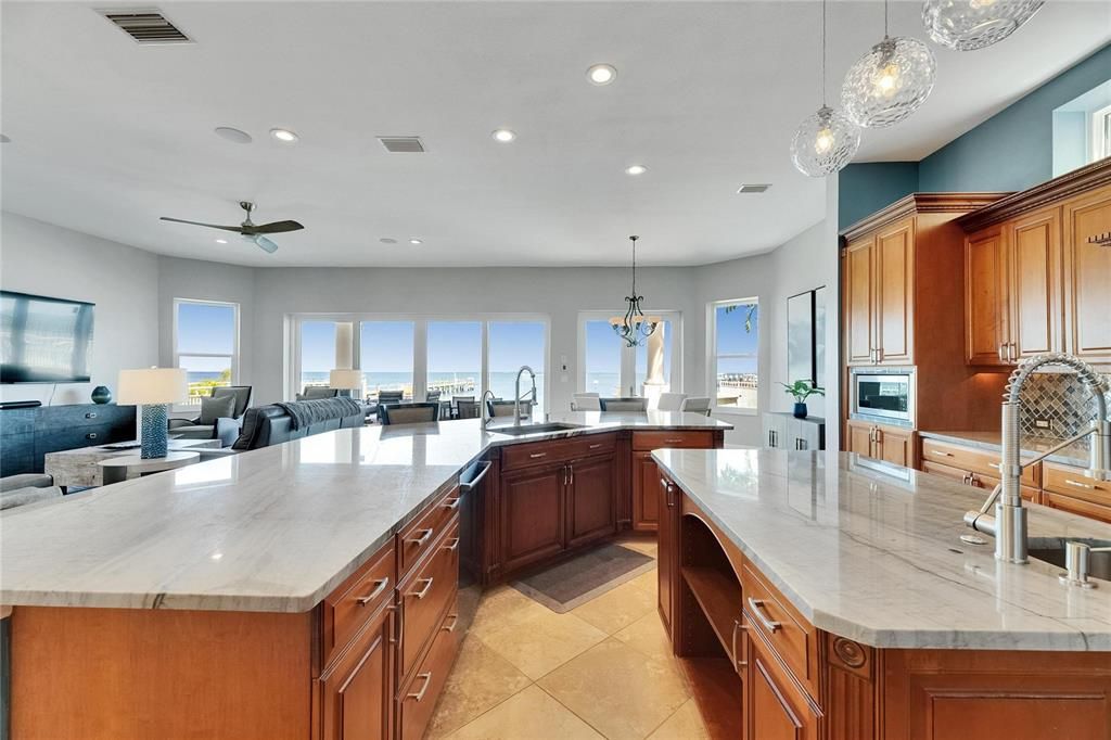 Interior, Kitchen, Living room, Pendant Lights, Recessed Lighting