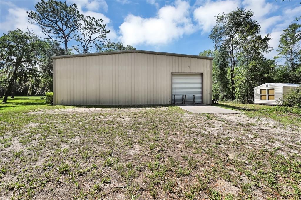 Backyard, Detached Garage, Exterior