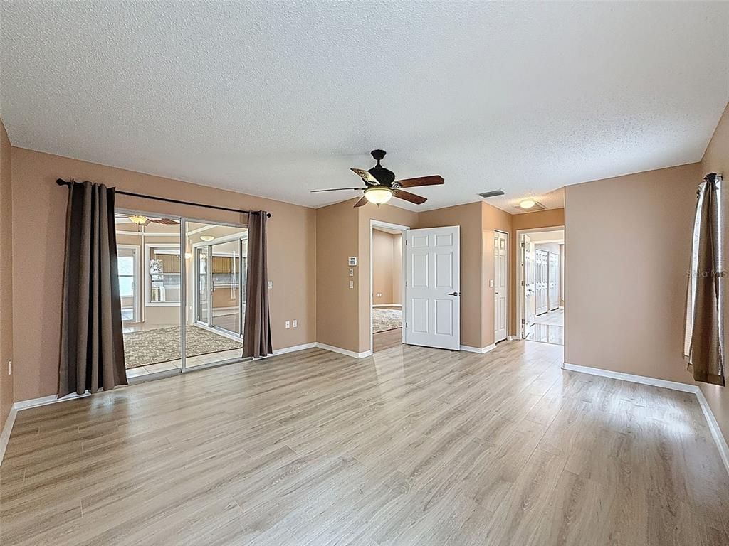 Empty room, Interior, Wood Texture Flooring