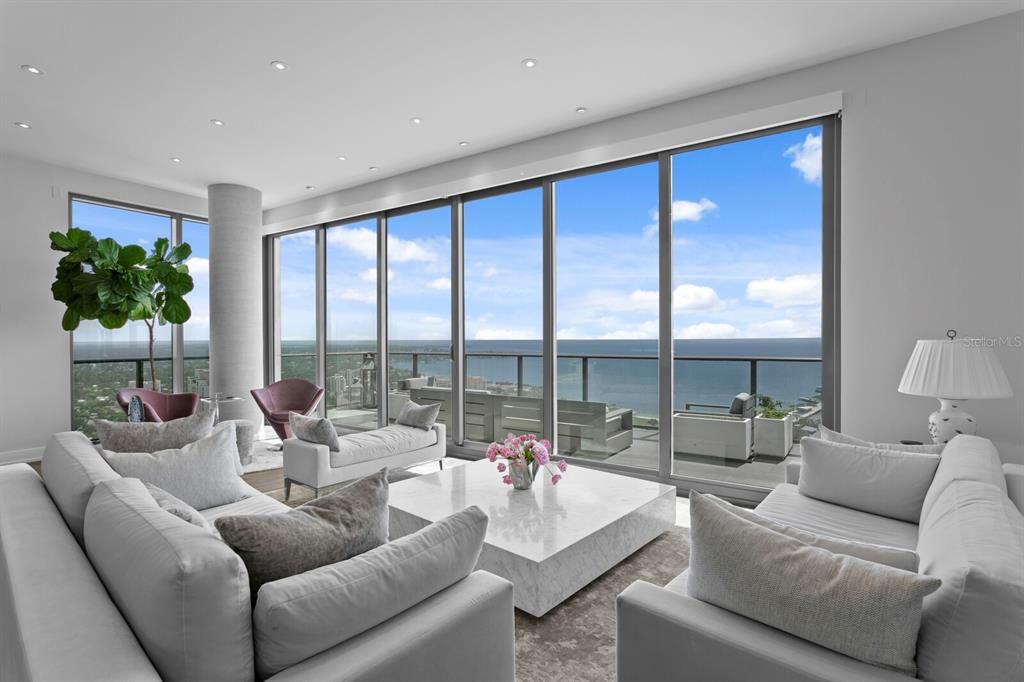 Interior, Living room, Recessed Lighting, Water