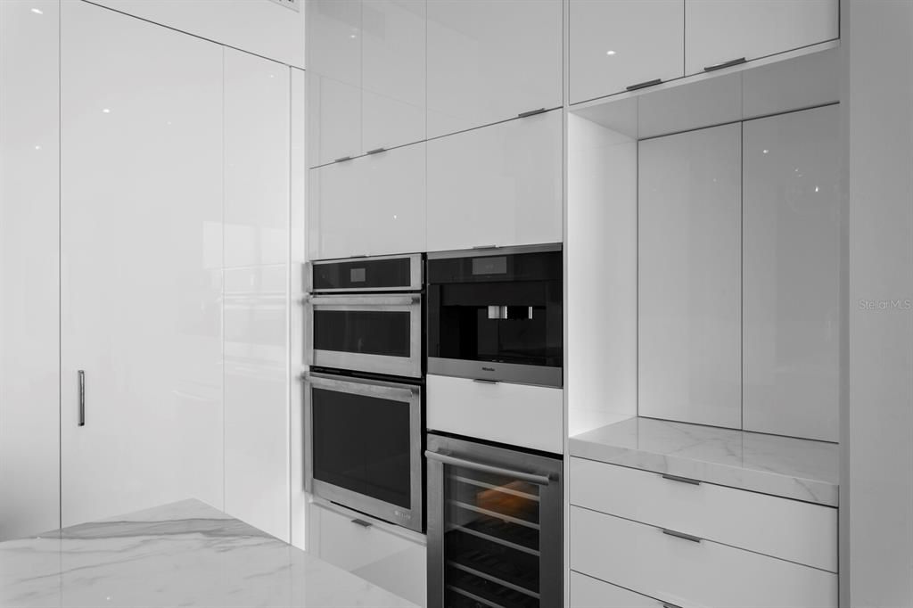 Interior, Kitchen, Marble, Stainless Steel Appliances