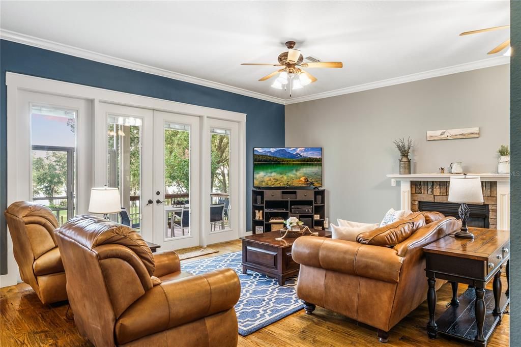 Fireplace, Interior, Living room, Wood Texture Flooring