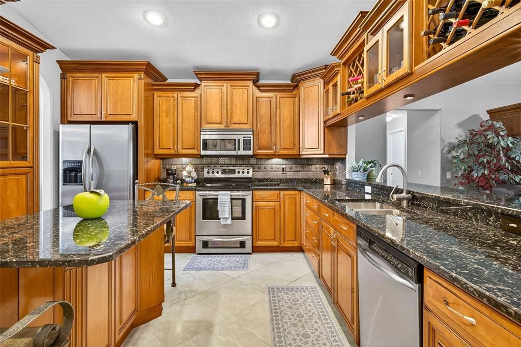 Interior, Kitchen, Recessed Lighting, Stainless Steel Appliances