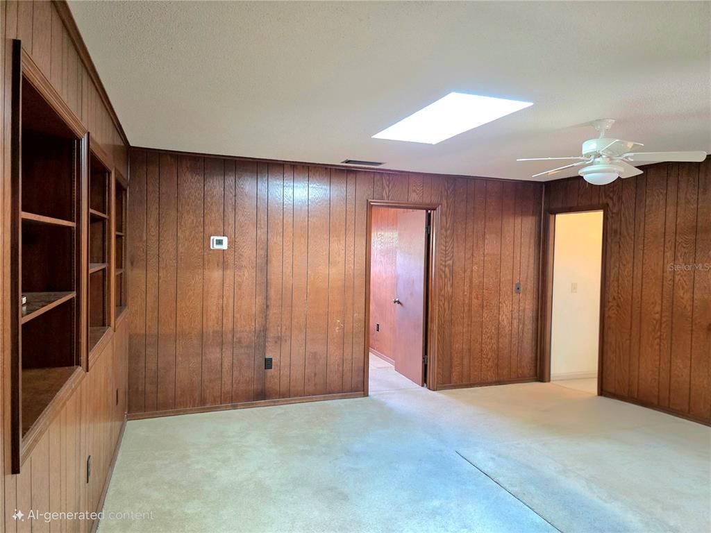 Empty room, Interior, Wooden Walls