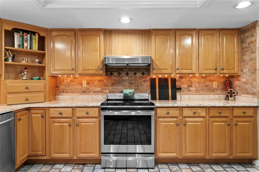 Interior, Kitchen, Recessed Lighting, Stainless Steel Appliances