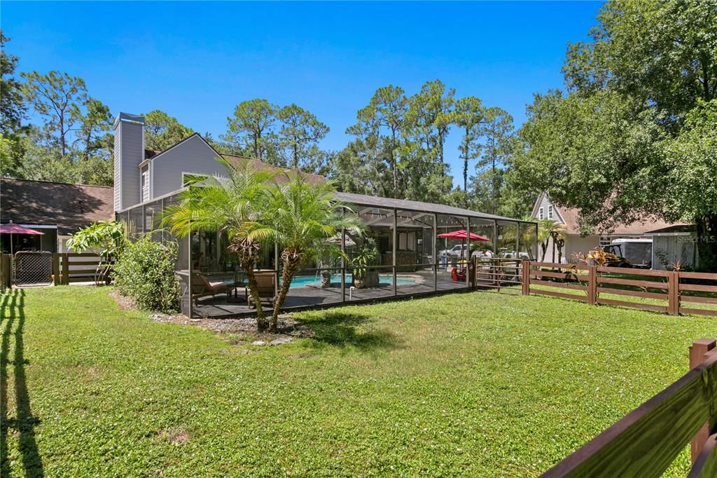 Backyard, Exterior