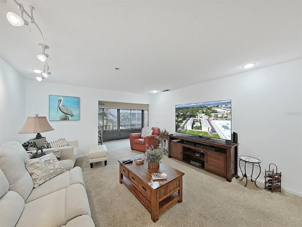 Interior, Living room, Recessed Lighting