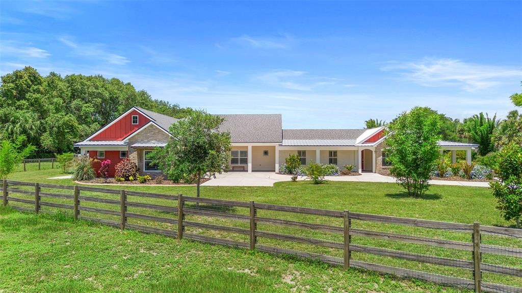 Attached, Backyard, Exterior, Facade, Ranch