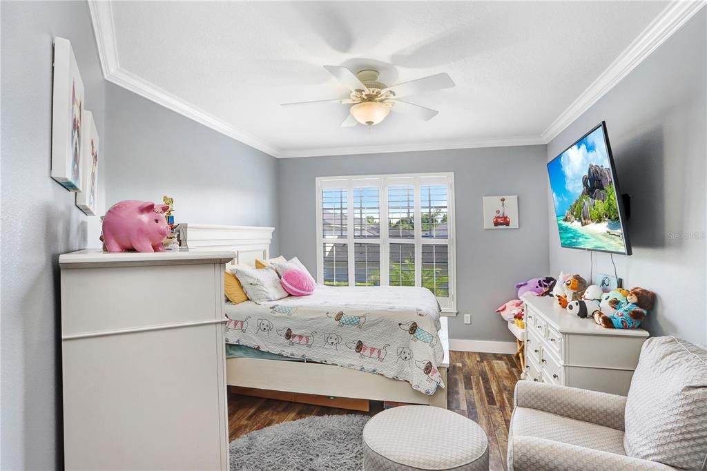 Bedroom, Interior, Wood Texture Flooring