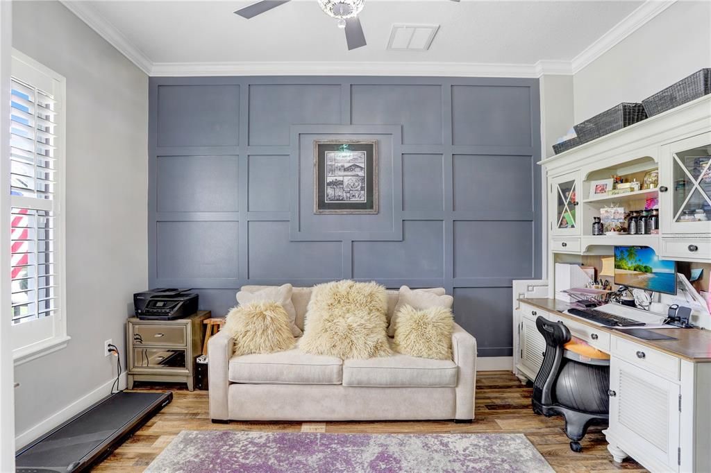 Home Office, Interior, Wood Texture Flooring