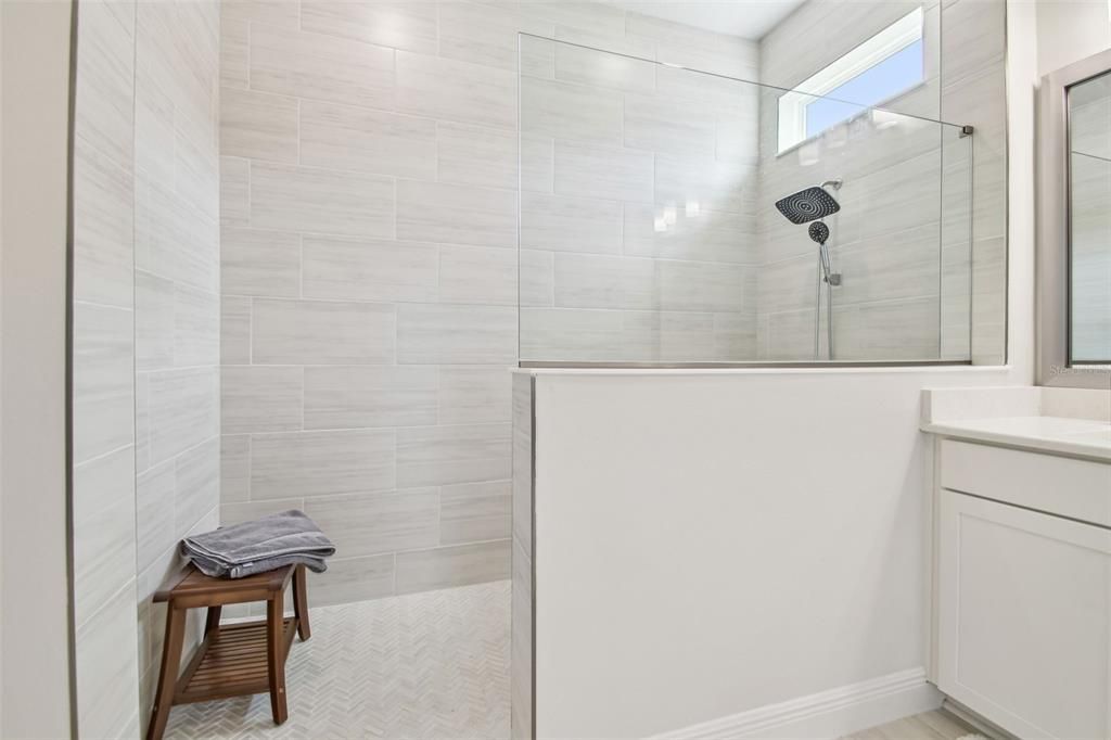 Bathroom, Glass Shower, Interior