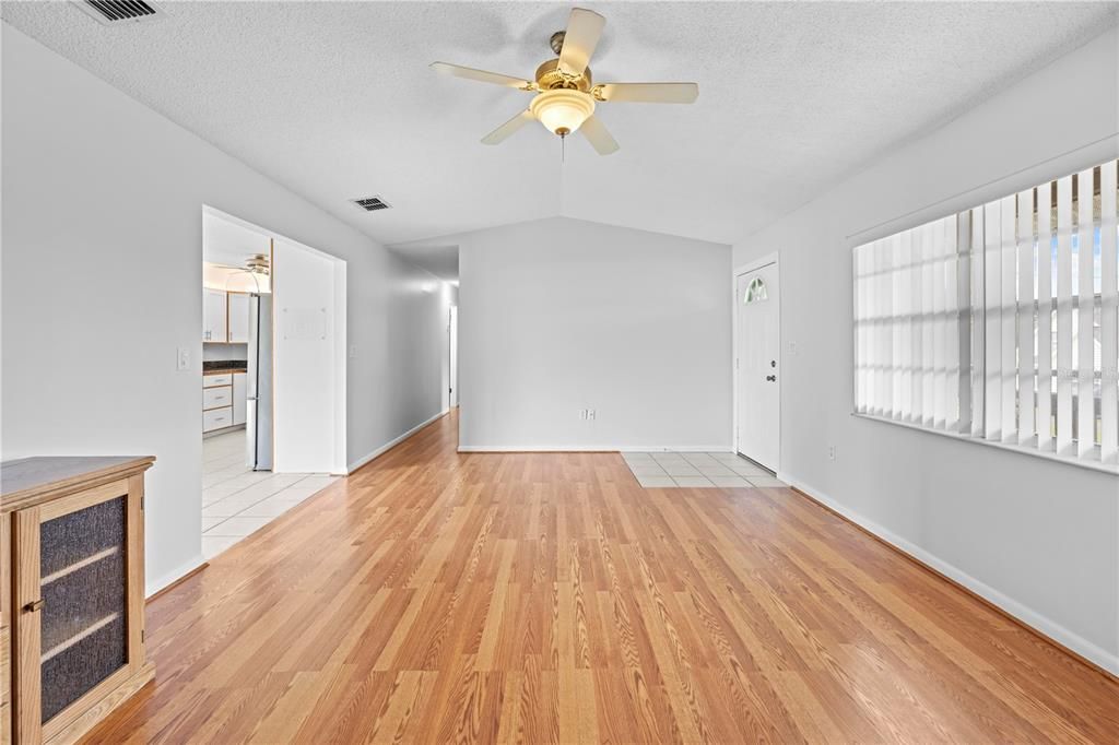 Empty room, Interior, Kitchen, Wood Texture Flooring