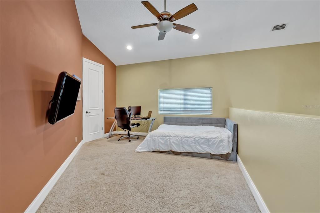Bedroom, Home Office, Interior, Recessed Lighting