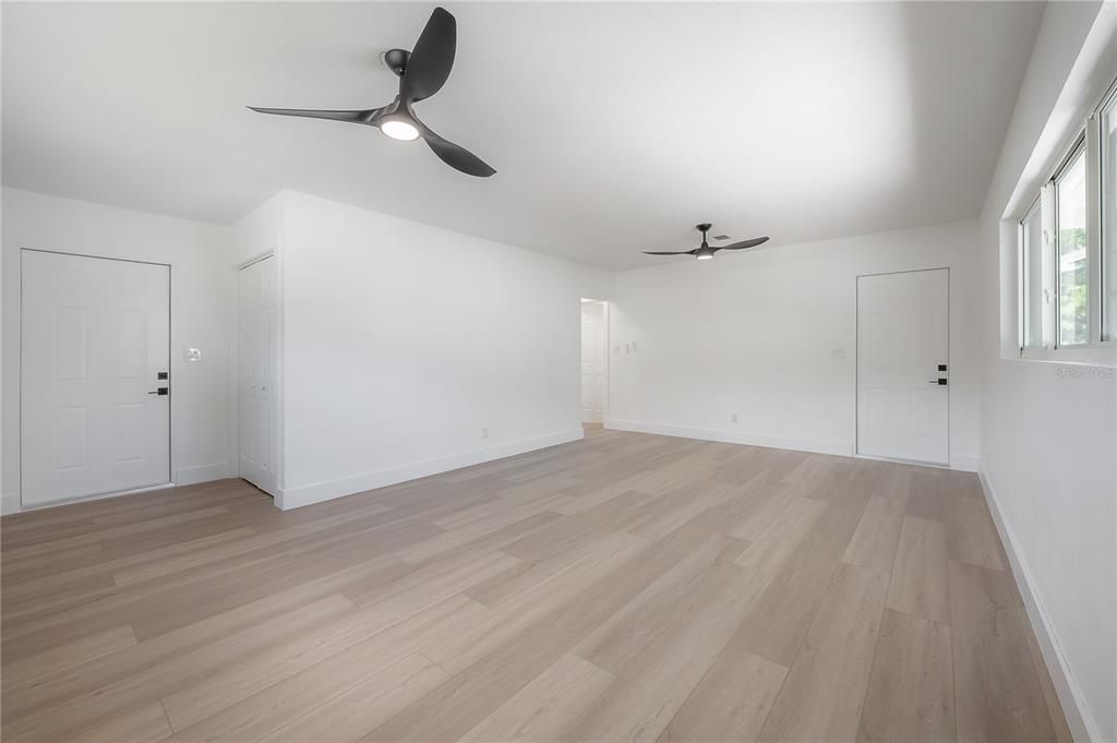 Empty room, Interior, Wood Texture Flooring