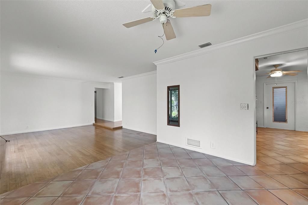 Empty room, Interior, Wood Texture Flooring