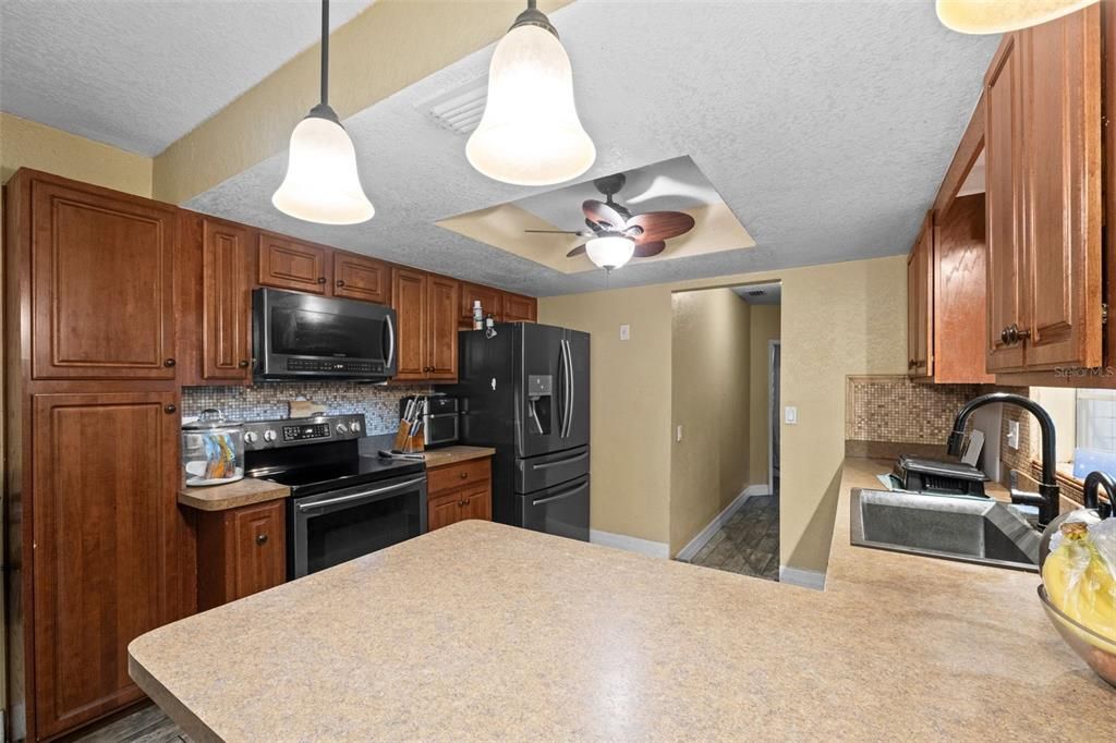 Interior, Kitchen, Pendant Lights