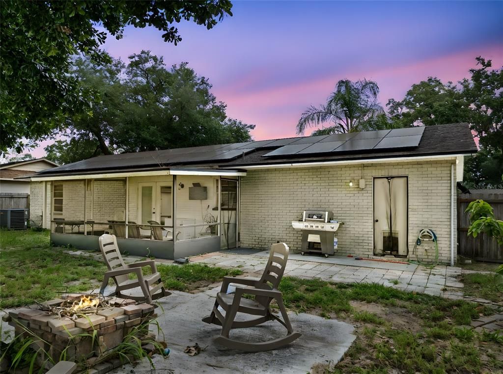 Backyard, Exterior, Solar Panels