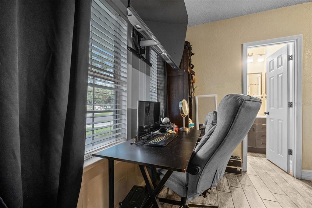 Home Office, Interior, Wood Texture Flooring