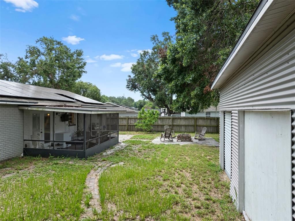 Backyard, Exterior, Solar Panels