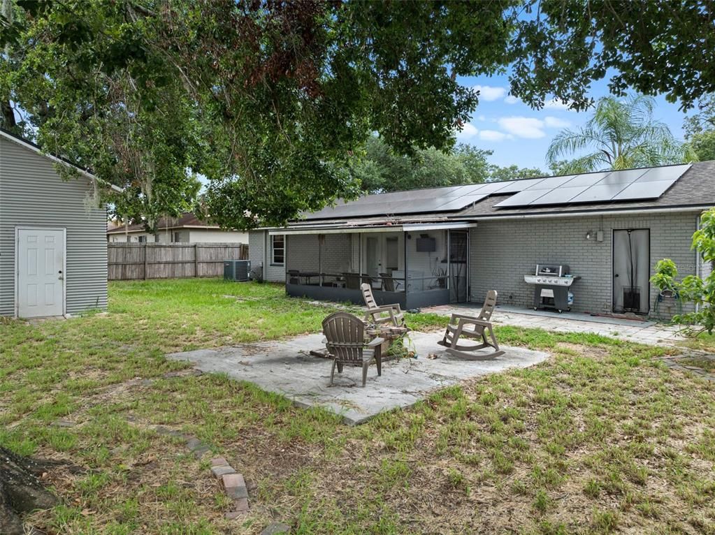 Backyard, Exterior, Solar Panels