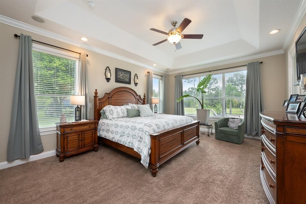 Bedroom, Interior, Recessed Lighting
