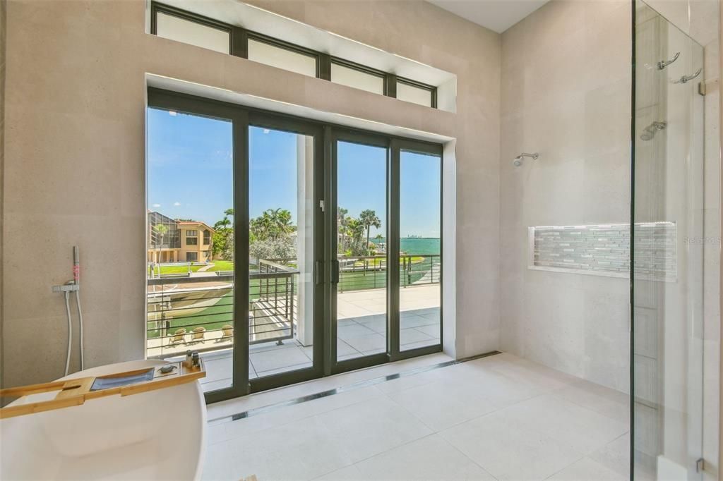 Bathroom, Glass Shower, Interior, Water