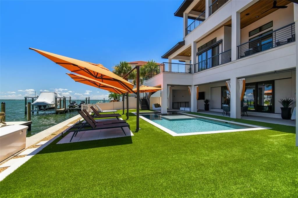 Backyard, Exterior, Pool, Water