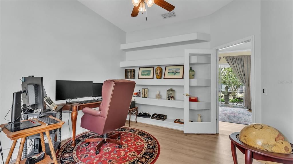 Home Office, Interior, Wood Texture Flooring