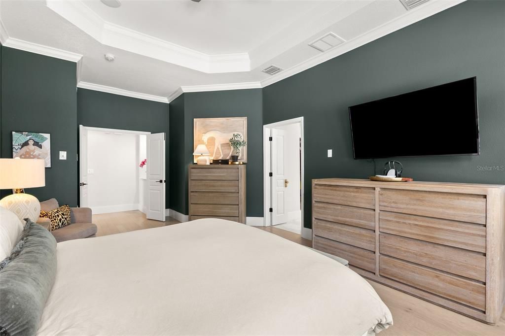 Bedroom, Interior, Wood Texture Flooring