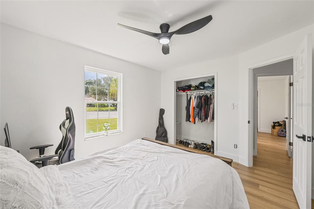 Bedroom, Interior, Wood Texture Flooring