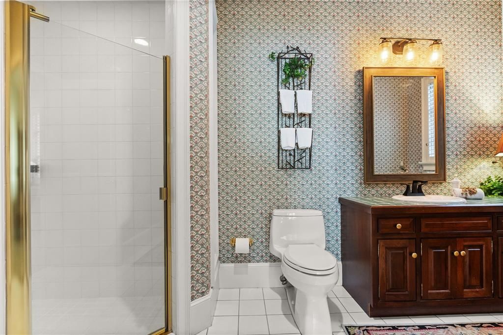 Bathroom, Glass Shower, Interior