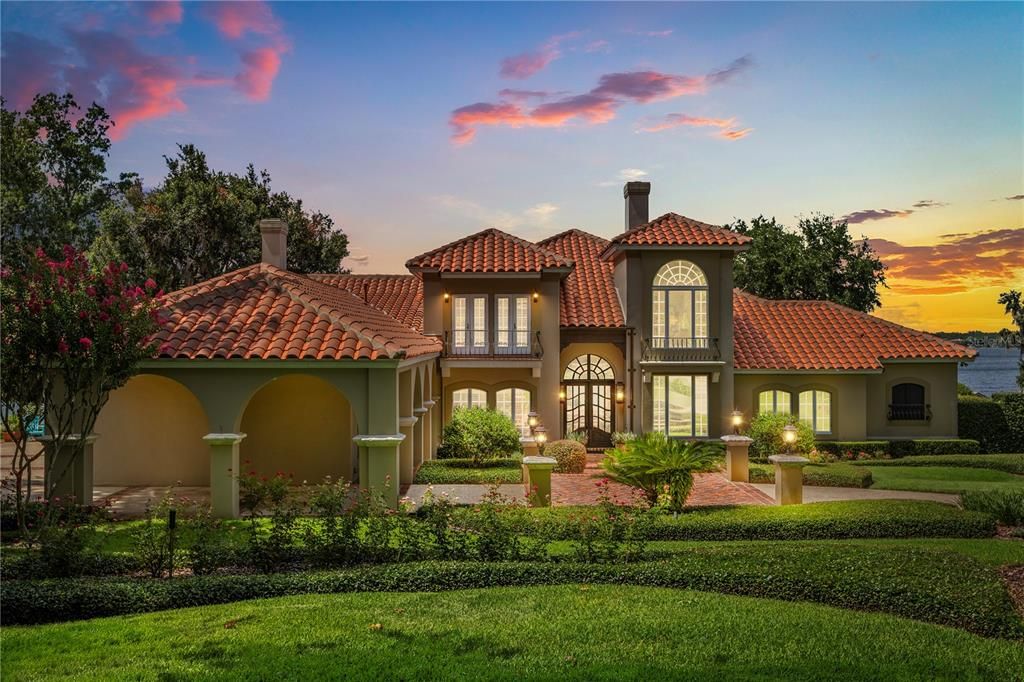 Backyard, Exterior, Facade, Mediterranean