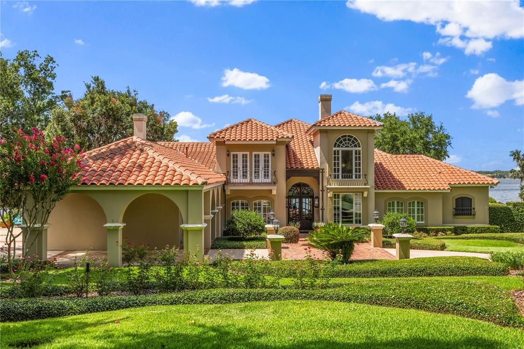 Backyard, Exterior, Facade, Mediterranean