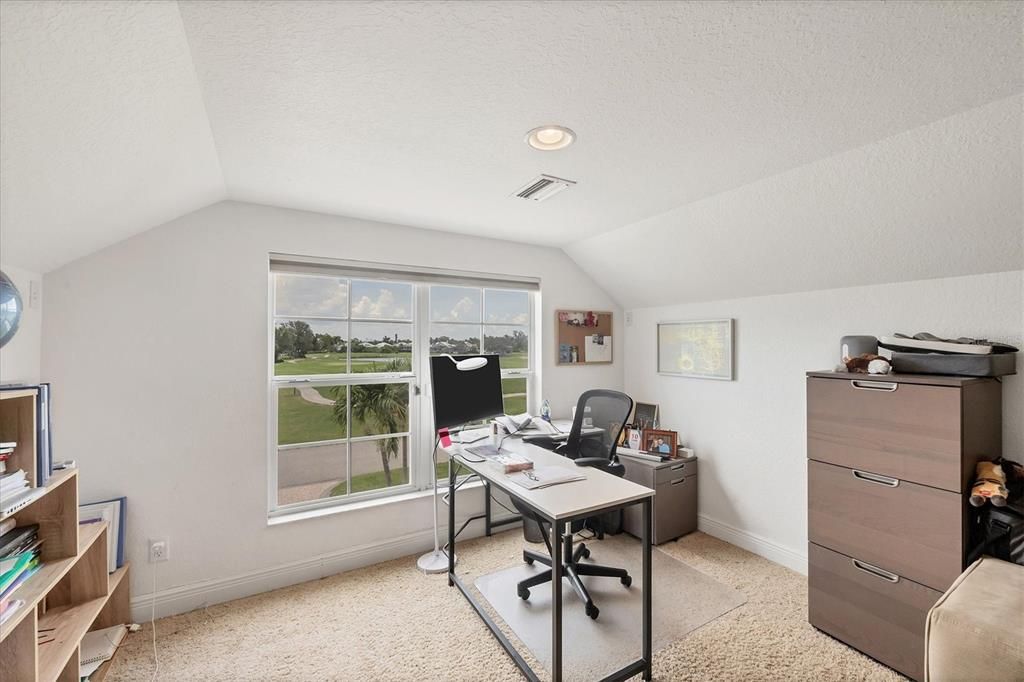 Home Office, Interior, Recessed Lighting