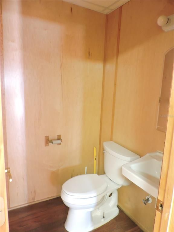 Bathroom, Interior, Wood Texture Flooring