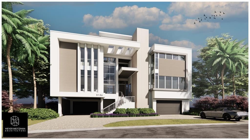Attached, Exterior, Facade, Modern