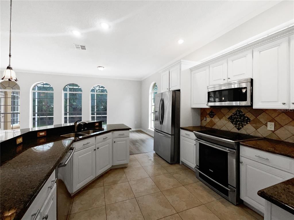 Interior, Kitchen, Pendant Lights, Recessed Lighting