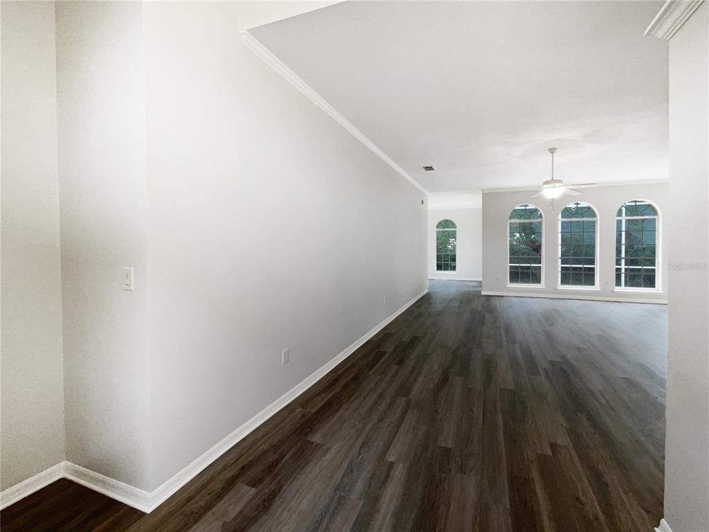 Empty room, Interior, Wood Texture Flooring