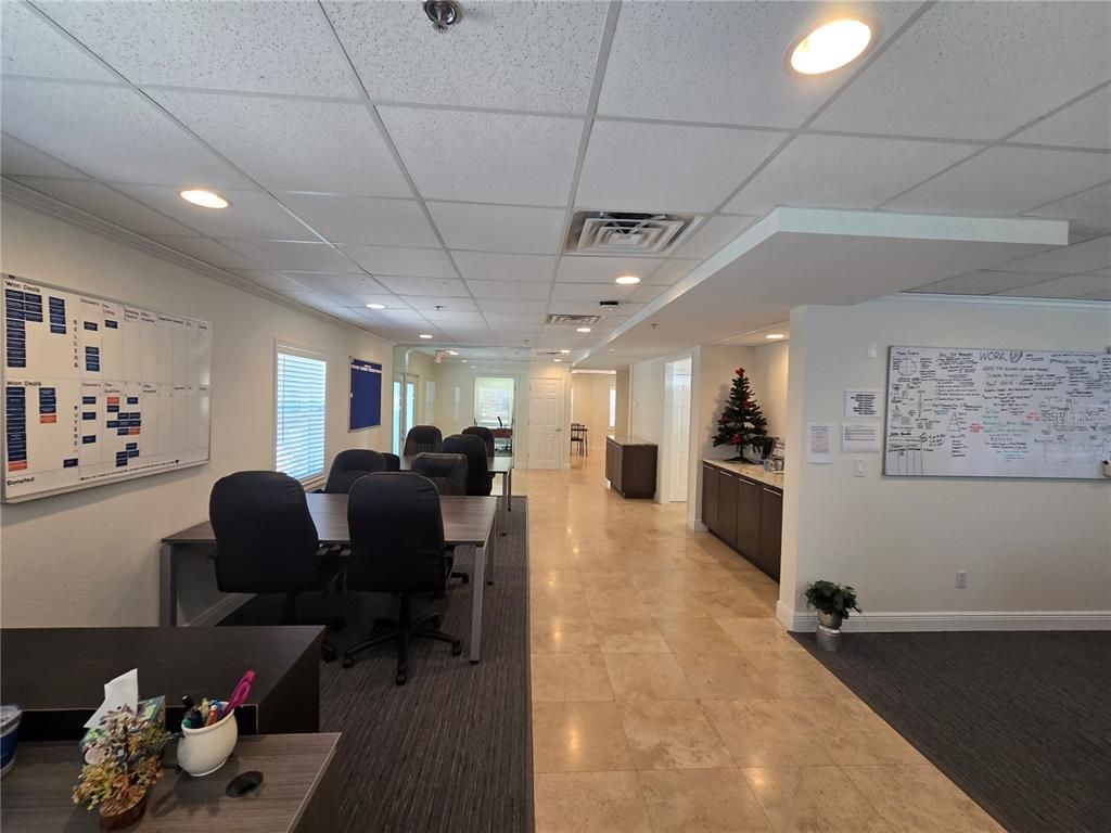 Home Office, Interior, Recessed Lighting